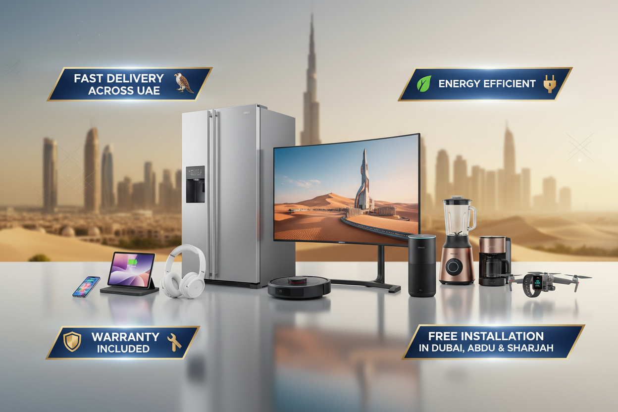Get the picture electric items and put the benefit for UAE 